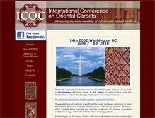 Tablet Screenshot of icoc-orientalrugs.org
